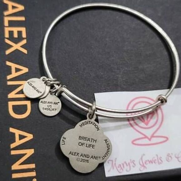 Alex and Ani breath of Life charm bracelet - Picture 3 of 3
